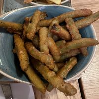 Tempura Beans  at Hans im Glück in Koblenz