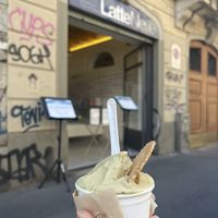   at Gelateria Latteneve in Milan