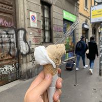 Coco & hazelnut  at Gelateria Latteneve in Milan