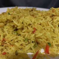 Vegetable pilau  at Raj Tandoori in Newcastle Upon Tyne