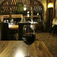 Vegan red wine at Fairmont Le Chateau Montebello in Montebello
