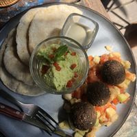 Crunchy falafel  at Bali Eco Deli in Lembongan