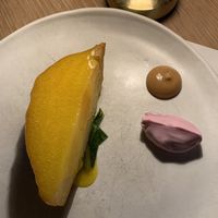 Last course -so much food!  at Yellow in Sydney