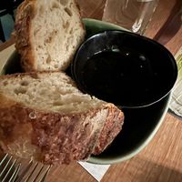 Sourdough with roast veg olive oil #Veganuary at Yellow in Sydney