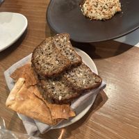 Cultured Cashew + Onion Jam + Lavosh at Yellow in Sydney