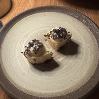 Roasted palm heart, onion, and truffle  at Yellow in Sydney