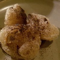 Jerusalem artichoke, onion puree at Yellow in Sydney