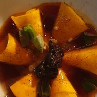 Pumpkin with pepita cream at Yellow in Sydney