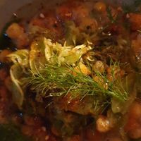 White press, garlic, parsley at Yellow in Sydney