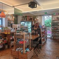 Inside shop at Sprout Health Foods in Newquay