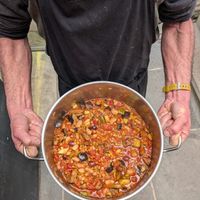 Aubergine Tuscan Bean Stew 🍲😋 at Sprout Health Foods in Newquay