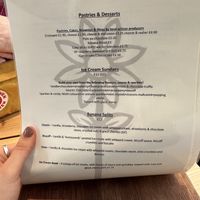 Dessert Menu  at Green Kitchen in Brighton