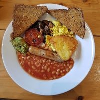 Mini full English at Green Kitchen in Brighton