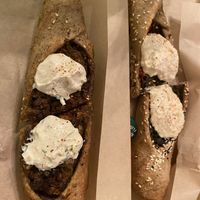 Spinach and herb  at Feyrouz in Athens