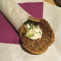 Zaatar wrap at Feyrouz in Athens