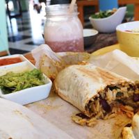 Burrito at Earth Shop and Cafe in Carvoeiro