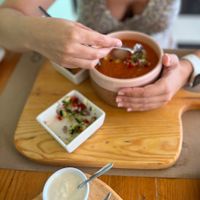   at Earth Shop and Cafe in Carvoeiro