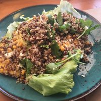 Quinoa salad with mango and avocado at Earth Shop and Cafe in Carvoeiro