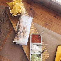 Veggie burrito  at Earth Shop and Cafe in Carvoeiro