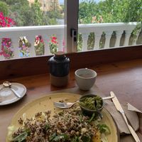 Vegan quinoa salad at Earth Shop and Cafe in Carvoeiro