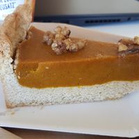 Veganer Kürbiskuchen at Cafe Blumen in Mainz