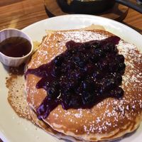 Blueberry Vegan Pancakes at The Diner - Strand in London