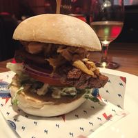 Seitan and jackfruit burger  at The Diner - Strand in London