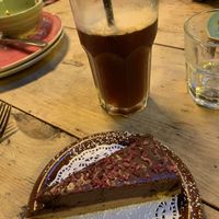 Raspberry chocolate torte   at Quinto Lounge in Sutton Coldfield