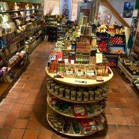 Back part after small stairs down at Puur Natuurlijk in Vlaardingen