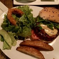 Vegan Shitake burger at Mooo in Recife