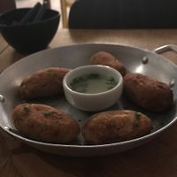 Jackfruit balls - bolinho de jacalhau at Mooo in Recife