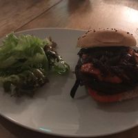 Shitake burger at Mooo in Recife