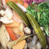 Pickled vegetables  at Pickle Jar Kitchen in Falmouth