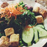 Crispy Tofu Salad at Pickle Jar Kitchen in Falmouth