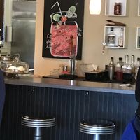 Counter seat at Pickle Jar Kitchen in Falmouth