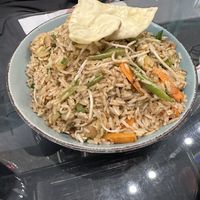 Fried rice - can be ordered without egg  at Mamashana in Nazca