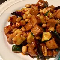Meatless chicken dish at Oriental Gourmet Chinese in Pacific Grove
