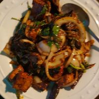 Tofu eggplant basil at Oriental Gourmet Chinese in Pacific Grove