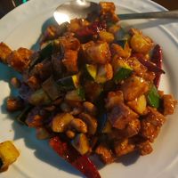 Kung poa tofu at Oriental Gourmet Chinese in Pacific Grove