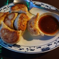 Vegetable potstickers at Oriental Gourmet Chinese in Pacific Grove