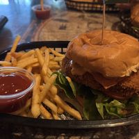 Vegan chicken burger   at The Hold in Manly