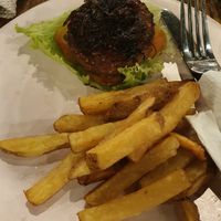 Beyond burger w/o cheese and bun at Mowie's  in 