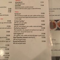 Ask for separate vegan menu. So handy to have!  at Yellow Ginger in Greenville