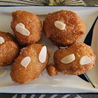 Fried banana (dessert) at Asia-Chay Vegan Cuisine in Bottrop