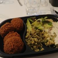 Falafel plate at L'Eden Sans Gluten in Strasbourg