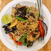 Fried rice with Mushroom at Koko Thai & Vegetarian Cuisine in Bangkok