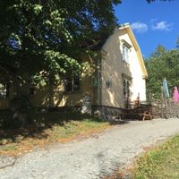 Beautiful house from 1755 at Cafe Samt in Enkoeping