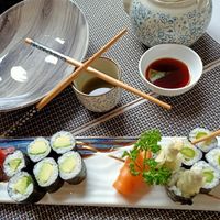 Vegan sushi #Veganuary at Yamazaki Sushi in Sevilla