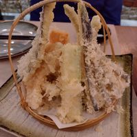 Vegetable tempura at Yamazaki Sushi in Sevilla