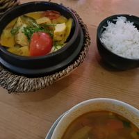 Rice dish at Hum Vegan Cuisine in Berlin